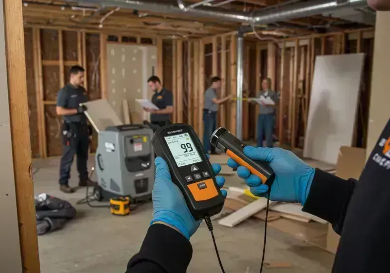 Final Inspection and Reconstruction process in Central Garage, VA